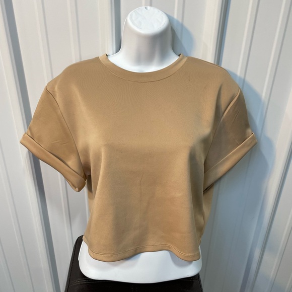 INC International Concepts Tops - INC International Concepts Tan Short Sleeve Tee